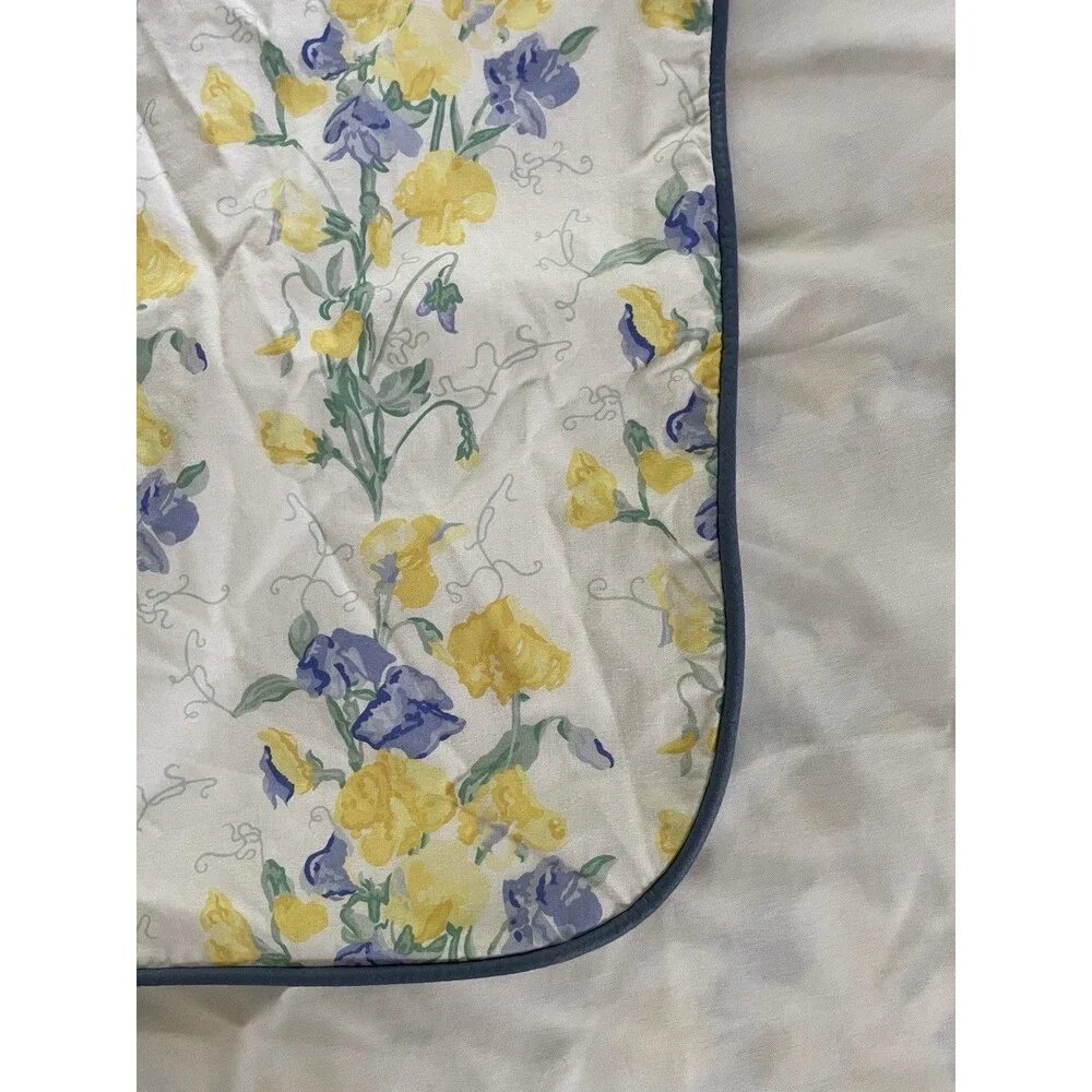 Vintage Custom Bedspread Using Laura Ashley Charlotte Floral Pattern -Full/Queen